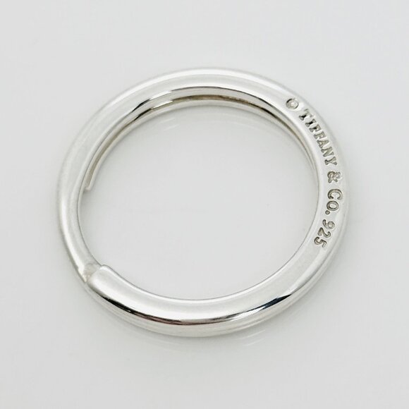 Tiffany & Co Key Ring in Sterling Silver Keyring Keychain - Picture 3 of 7